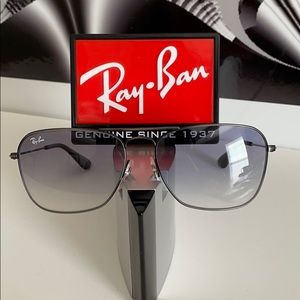 RAY-BAN 3610 9139/19 Gunmetal | Blue Gradient lens